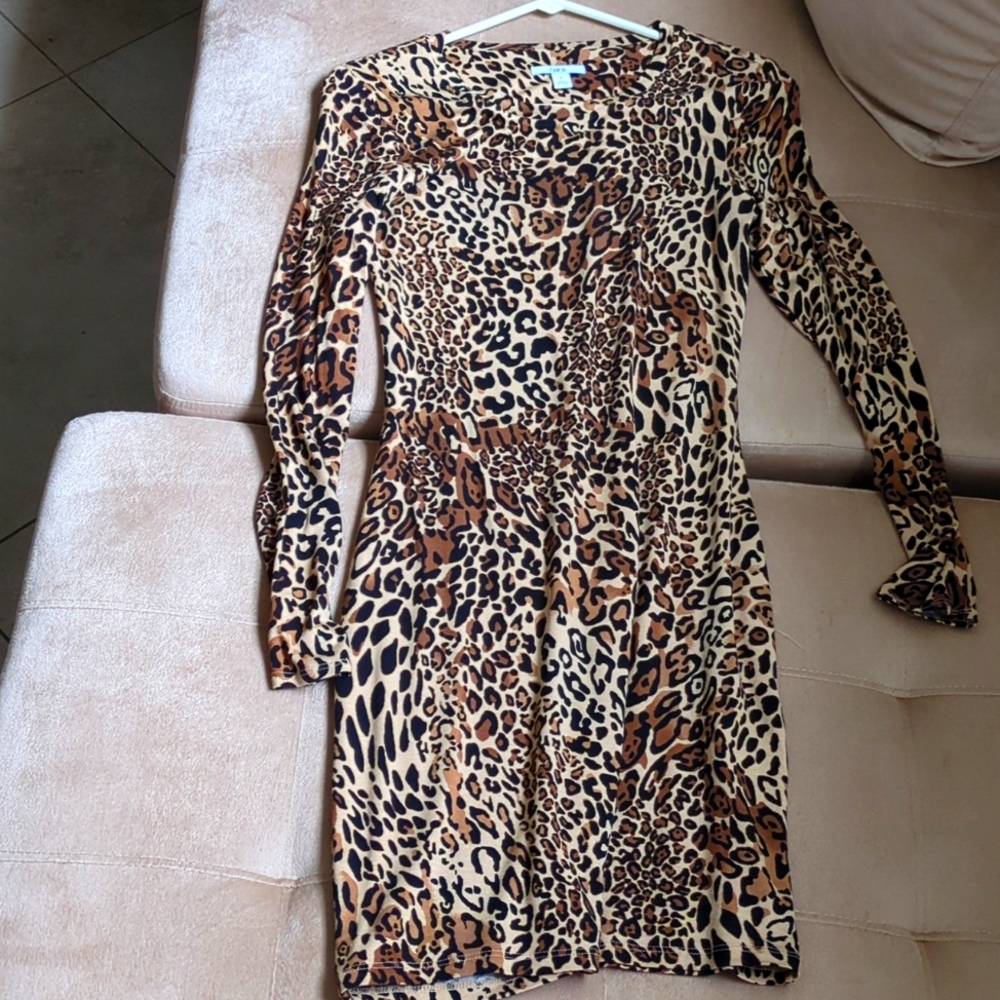 Animal print dress